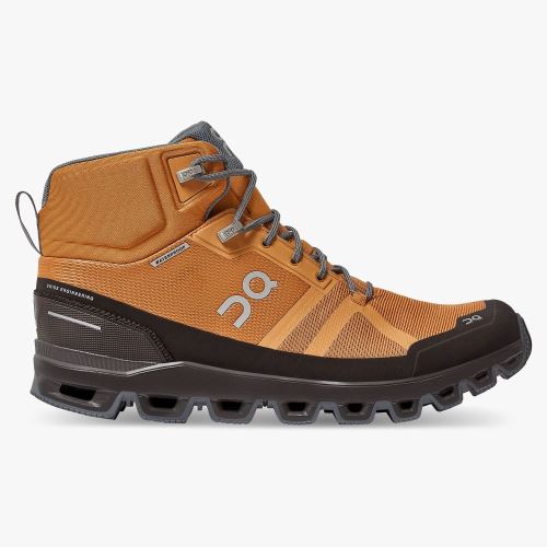 Scarpe Trekking ON Cloudrock Waterproof Uomo Marroni IT 20901